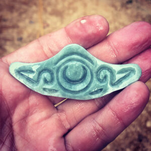 Jade custom pendant (lunar theme)