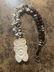 bone carving "Coqui" pendant neo-taino style necklace